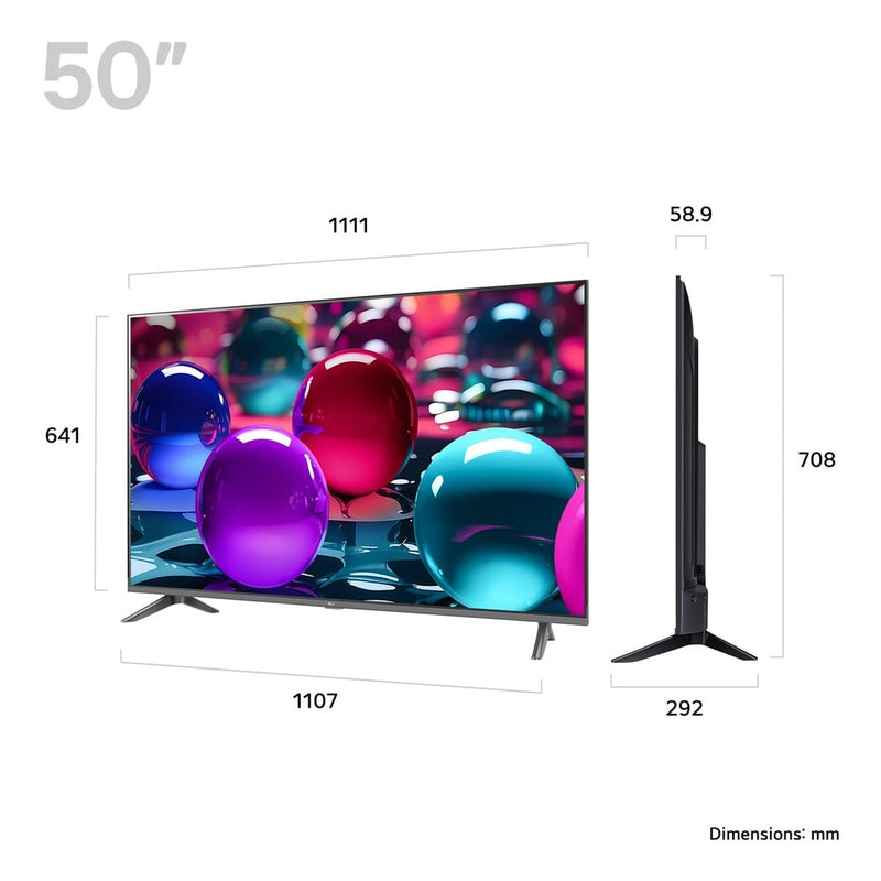 LG UA73 50" 4K UHD LED Smart TV | 50UA73006LA.AEKQ LG TV Lallys Electrical Ireland