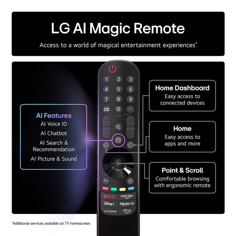 LG OLED AI 65" 4K HDR Smart TV | OLED65B56LA.AEK LG TV Lallys Electrical Ireland