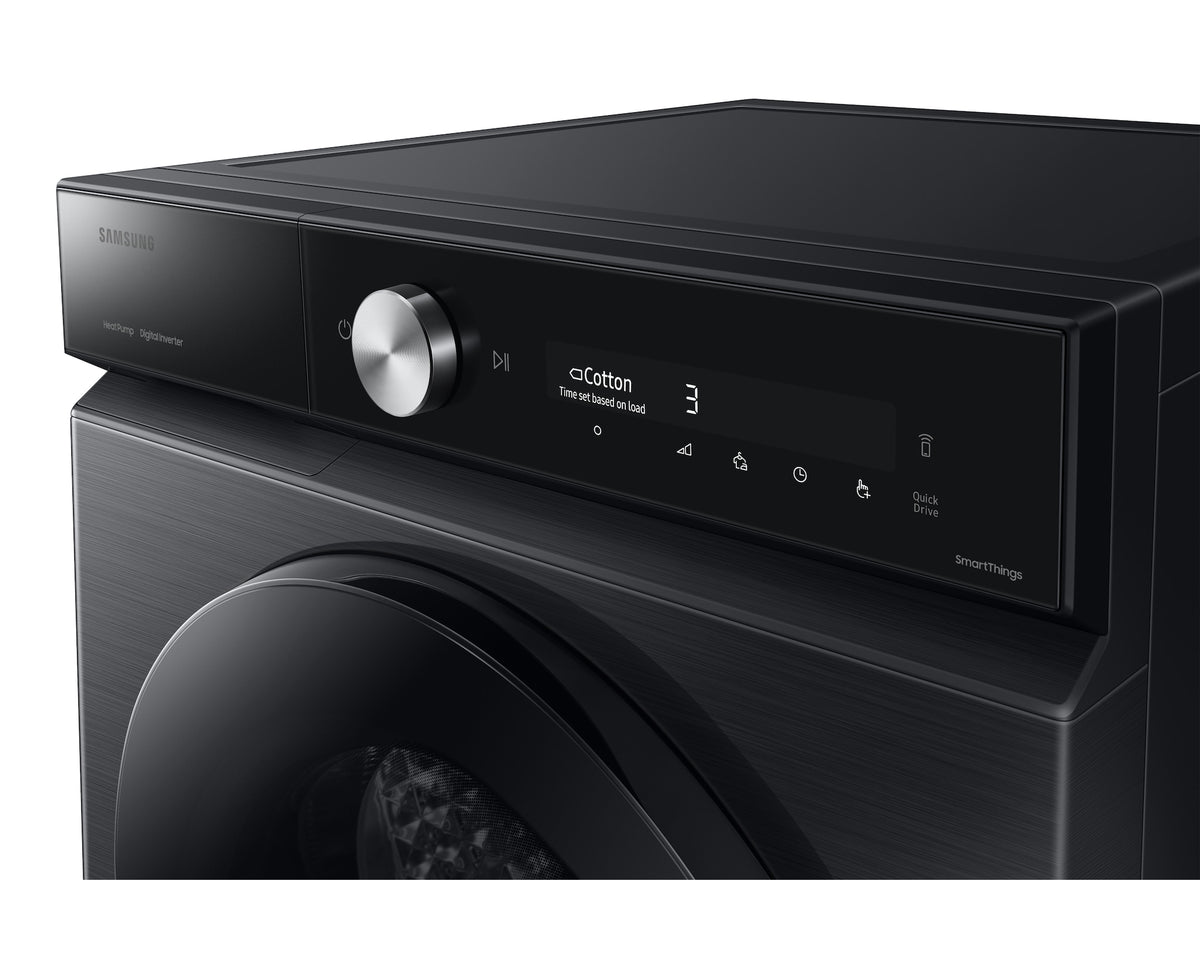 Samsung Series 8 DV90BB9545GBS1 9kg Heat Pump Dryer Black view 3