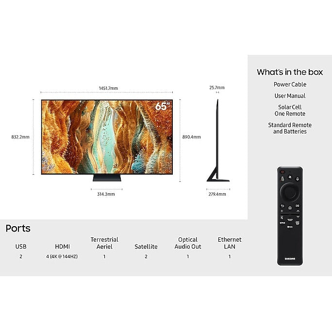 Samsung Neo QLED 65″ 4K Mini LED Smart TV | QE65QN70FAUXXU