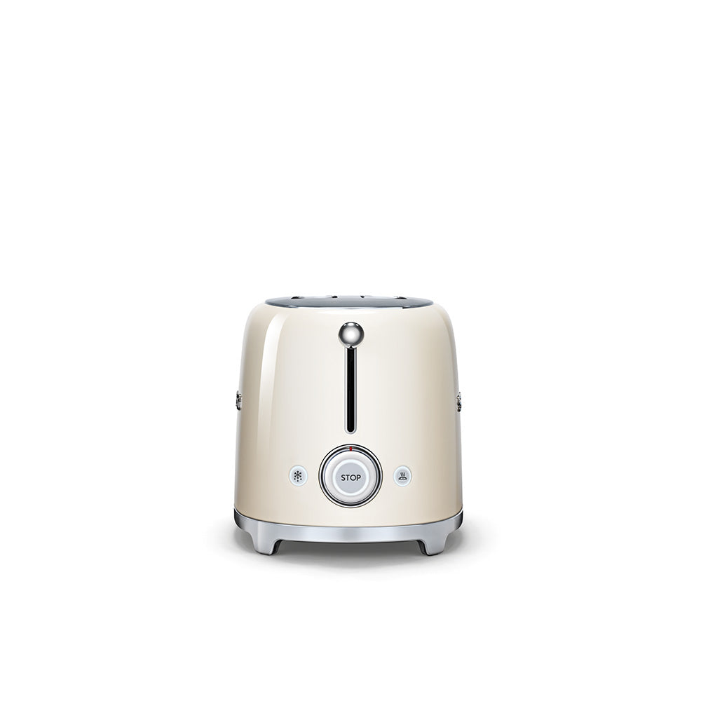 Smeg 50's Retro Style 2 Slice Toaster | Cream