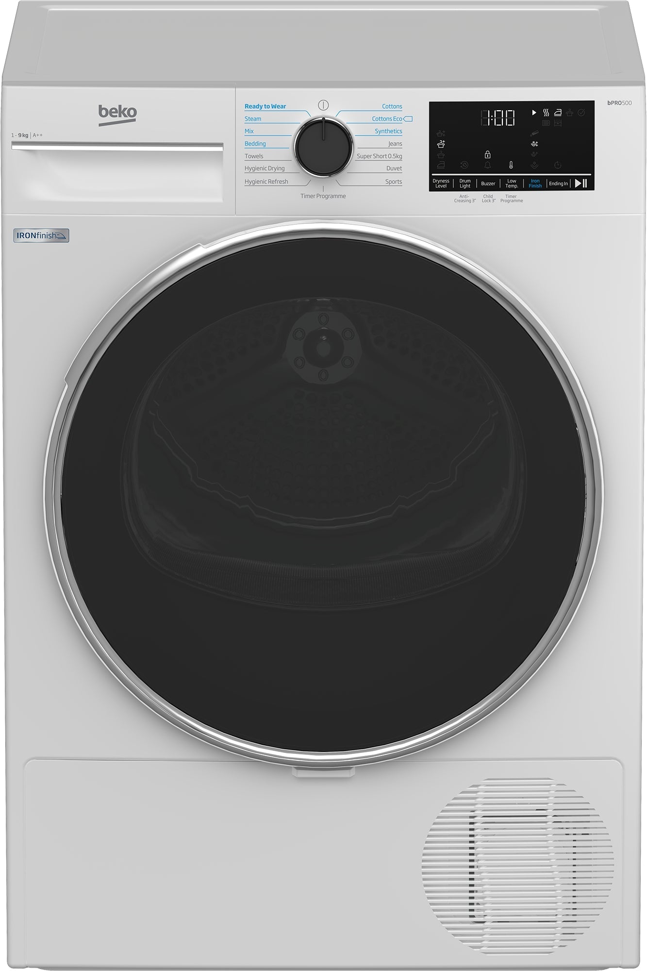 Beko 9kg Heat Pump Dryer with IronFinish™ | B5T4923NIW