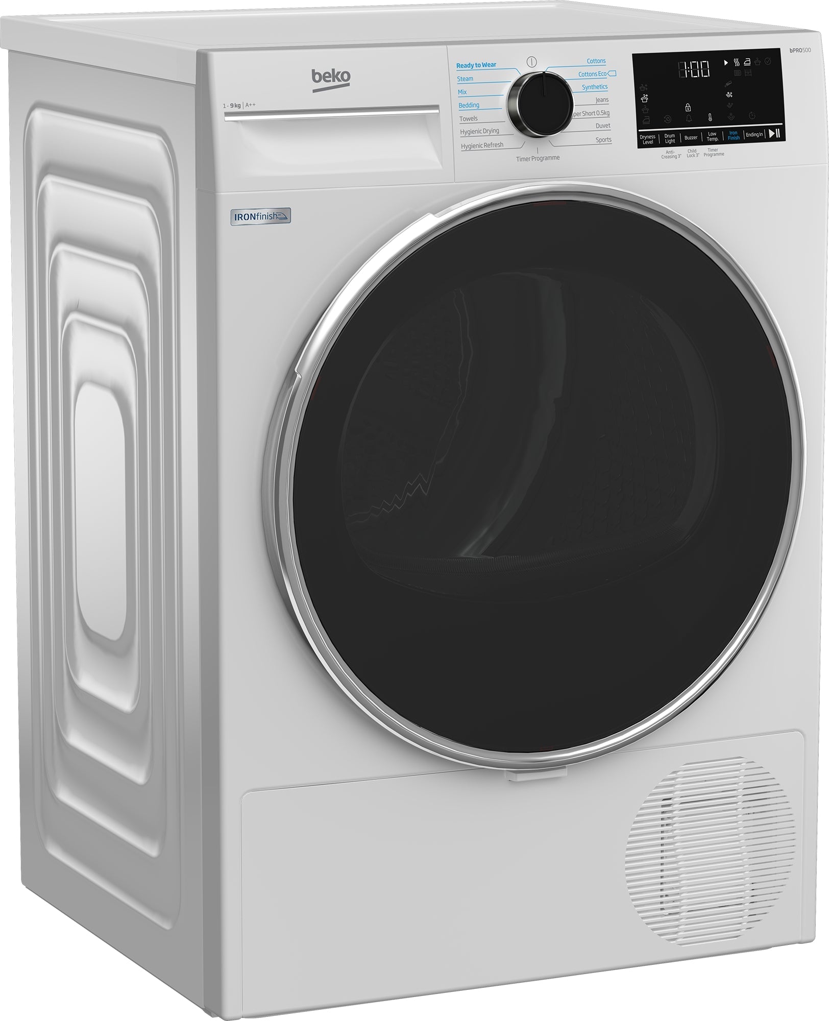 Beko 9kg Heat Pump Dryer with IronFinish™ | B5T4923NIW